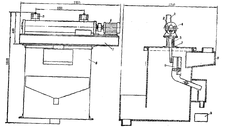 Electric pulp sampling machine