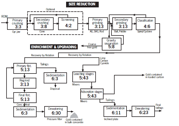 gold ore processing